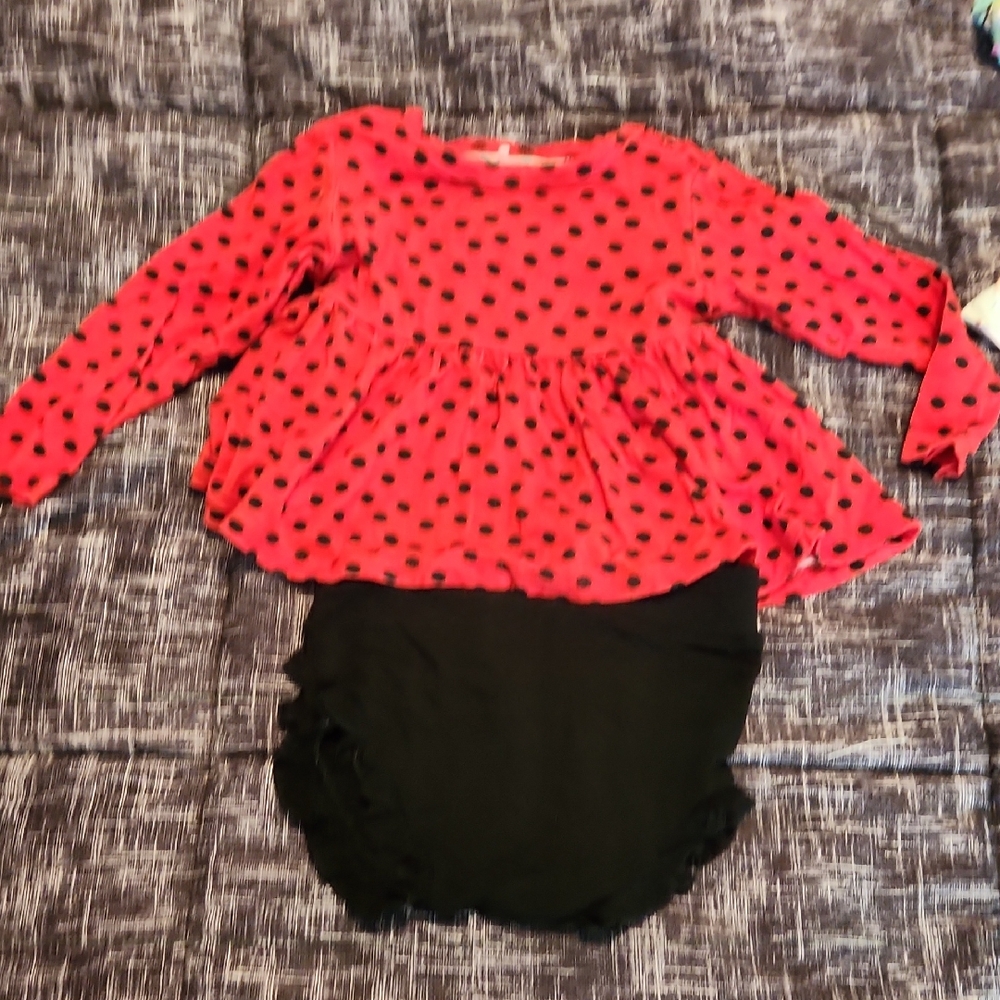 Posh Peanut Ladybug Bummie Set